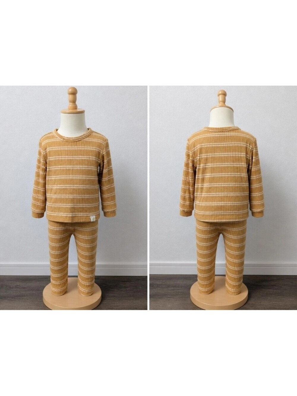 Baby Yellow Striped unisex 6 mo Carter's 2 piece top and pant